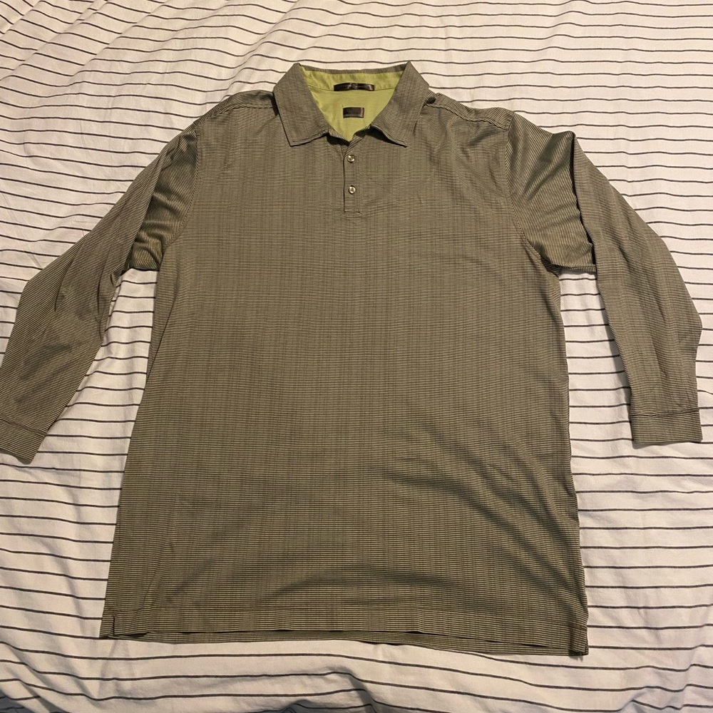 Tiger Woods Nike Long Sleeve Golf Polo